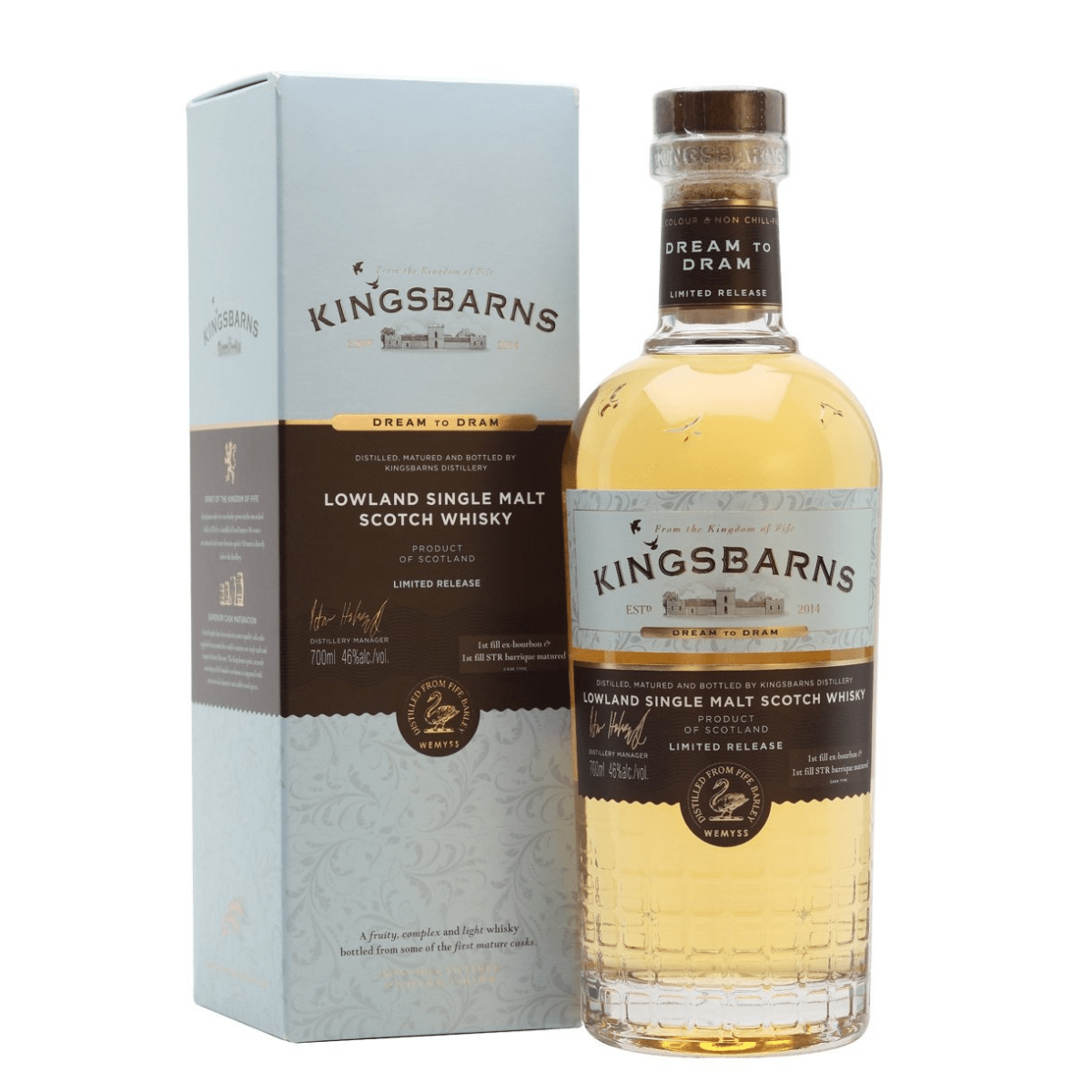 Kingsbarns Dream to Dram 46% - Single & Available Whisky Shop Best ...